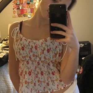 floral blouse